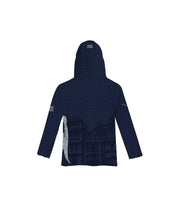 Kamehameha Navy & White Toddler Hooded Longsleeve Drifit