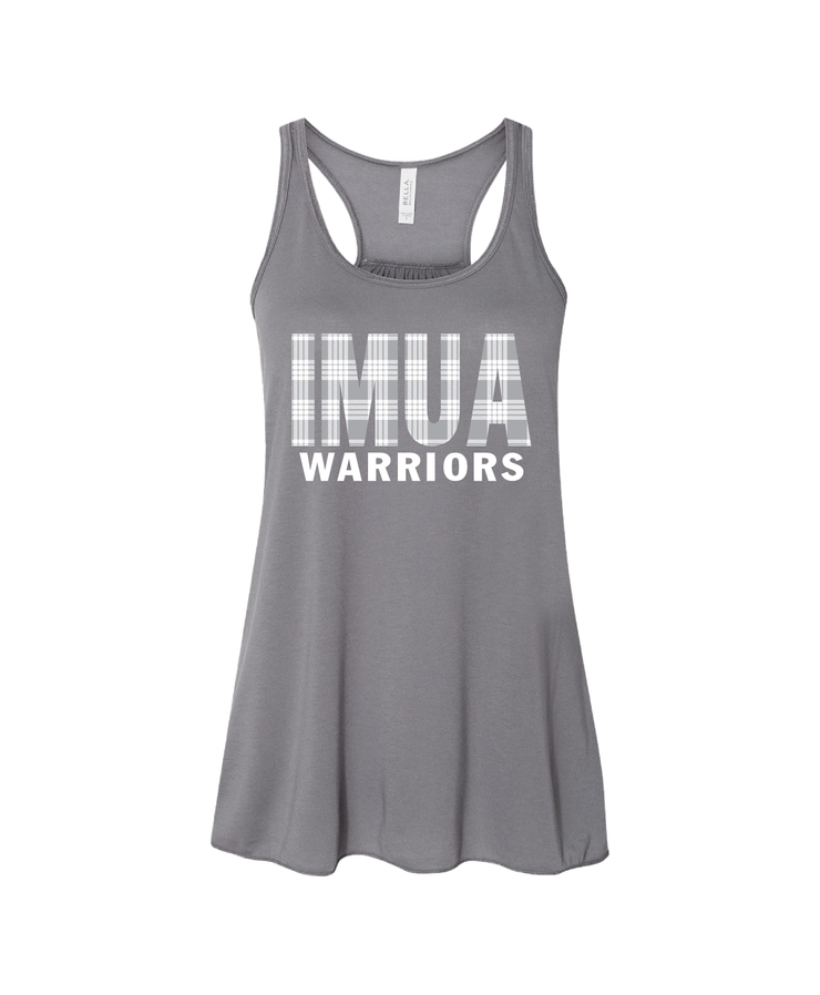 Imua Warriors Palaka Racerback Tank Gray