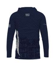 Kamehameha Navy & White Hooded Longsleeve Drifit