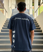 Pauahilaninui Drop Shoulder T-Shirt in Navy