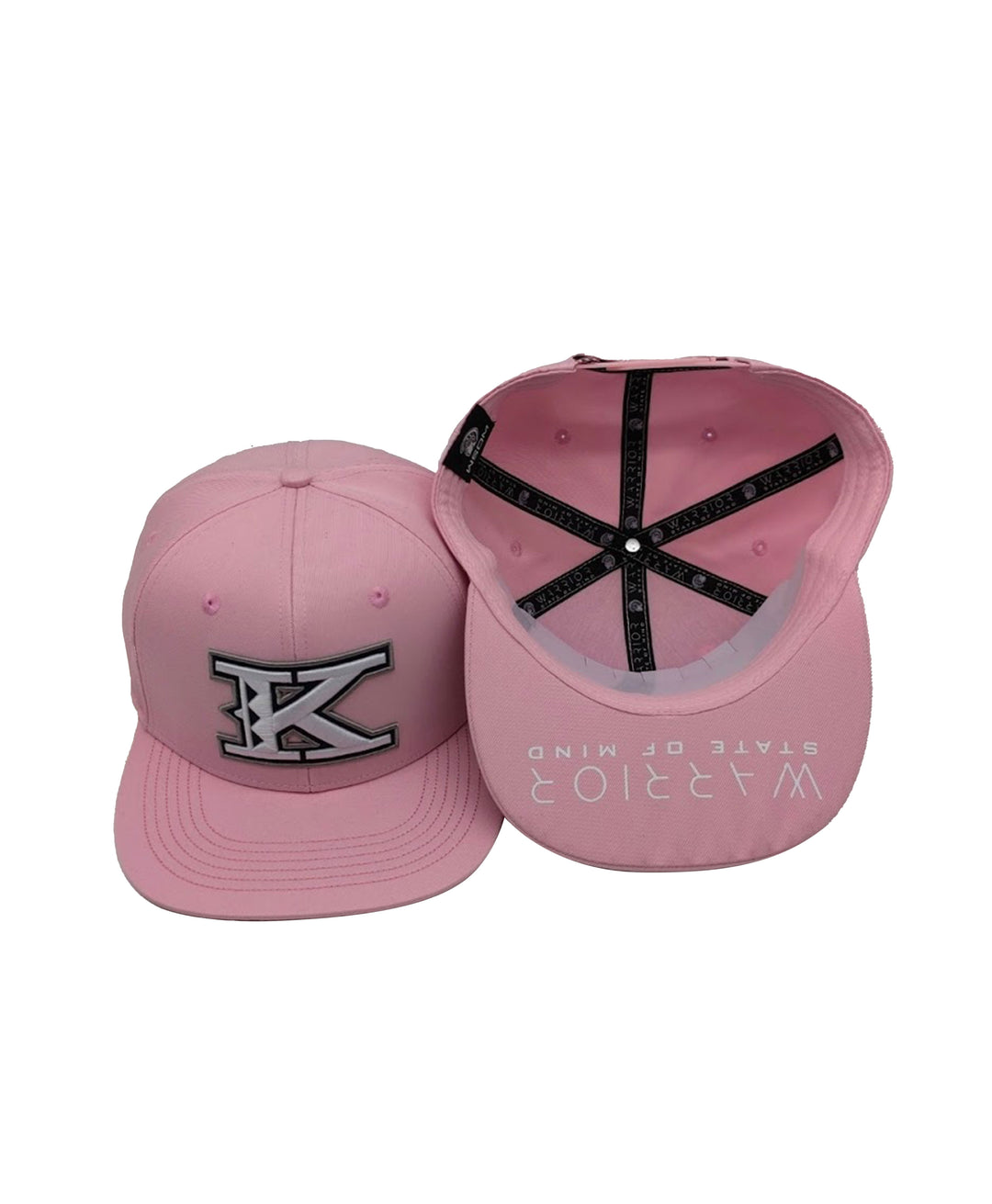 ★Wai Kei★ YK Applique Two-Tone Ball Cap Pink YK23SSAC05 Wai Kei - YK Applique Two-Tone Ball Cap – Halmeoni Manila