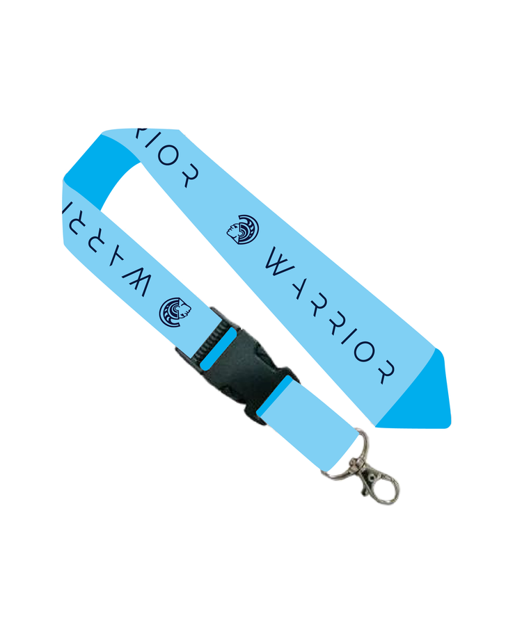 Warrior Signature Lanyard Light Blue