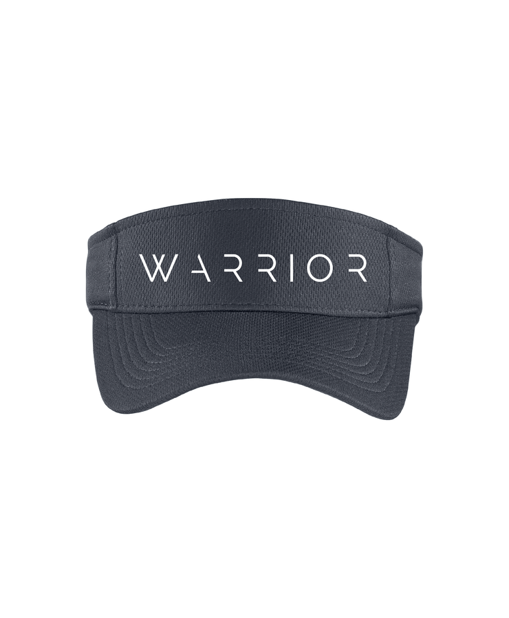 Warrior Visor Hat Gray