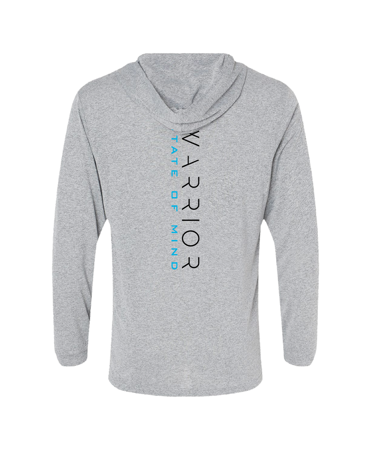 WSOM Helmet Long Sleeve Drifit Hoodie Heather Grey