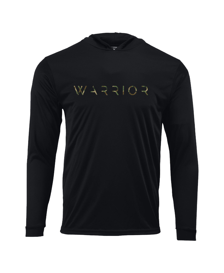 Warrior Signature Green Camo Hooded Longsleeve Drifit