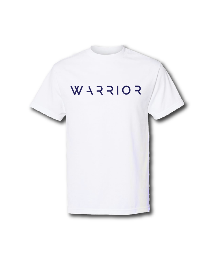 Warrior Signature White/Navy T-Shirt